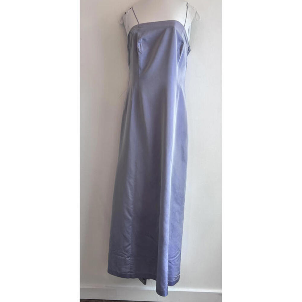 Vera Wang Lilac Satin Long Gown Size 18 Prom Bridesmaid